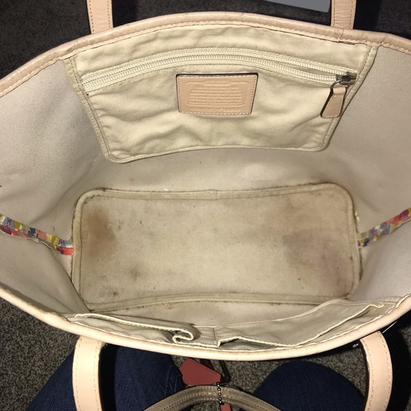 coach large floral tote bag - Picture 6 of 6